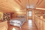 Eagle`s Lair loft area with two Queen beds. 